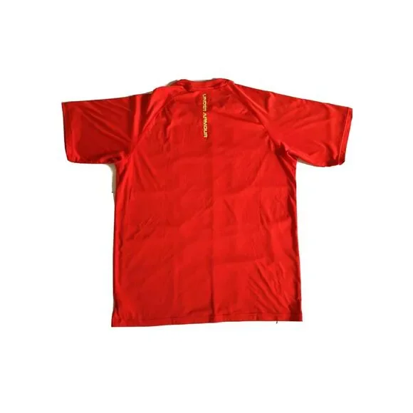 Under Armour Men's Shirt Heat-gear Short‎ Sleeve Tee Size M PIT TO PIT 22 IN - Picture 3 of 4